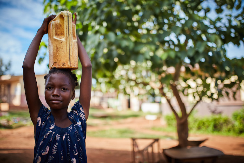 Jeune fille centrafricaine ©Institut Pasteur de Bangui