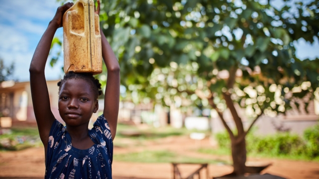 Young girl in Central Africa Republic ©Institut Pasteur de Bangui